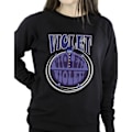 Miniatyrbild 3 av 4: Willy Wonka Dam/Damer Violet Turning Violet Sweatshirt 4XL Black 4XL