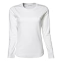 Miniatyrbild 1 av 2: Tee Jays Dam/Kvinnor Interlock Långärmad T-shirt M Vit White M