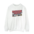 Miniatyrbild 1 av 3: Netflix Mens Stranger Things Caricature Logo Sweatshirt 4XL Vit White 4XL