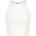 Miniatyrbild 1 av 2: SF Dam/Dam Crop Top L Vit White L