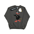 Miniatyrbild 1 av 3: Looney Tunes Pojkar Daffy Duck Distressed Sweatshirt 12-13 År Charcoal 12-13 Years
