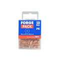 Miniatyrbild 2 av 3: Forgefix Pozi Kompatibel Täcklock Ljusbrun, Forge Förpackning 50 M Multi Colour Light Brown, Forge Pack 50