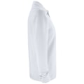 Miniatyrbild 3 av 4: Clique Unisex Vuxen Enfärgad Långärmad Poloshirt 4XL Vit White 4XL