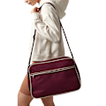 Miniatyrbild 2 av 2: Bagbase Retro Justerbar Axelväska (18 Liter) (2-pack) O Burgundy/Sand One Size