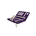 Miniatyrbild 4 av 4: Eastern Counties Leather Rebecca Kontrastplånbok En Storlek Lila Purple/Ivory One Size