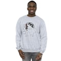 Miniatyrbild 2 av 3: Star Wars: Obi-Wan Kenobi Herr Vader No Mercy Sweatshirt 4XL Sp Sports Grey 4XL
