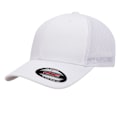 Miniatyrbild 3 av 3: Yupoong Unisex Adult Flexfit Mesh Trucker Cap L/XL Vit White L/XL