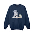 Miniatyrbild 1 av 3: Star Wars Pojkar The Mandalorian R2D2 Och Grogu Sweatshirt 12-13 Navy Blue 12-13 Years