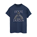 Miniatyrbild 1 av 3: Game Of Thrones: House Of The Dragon Dam/Dam Throne Text Navy Blue XXL