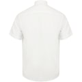 Miniatyrbild 2 av 2: Henbury herr wicking kortärmad arbetsskjorta 3XL vit White 3XL