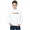 Miniatyrbild 2 av 3: Star Wars Pojkar The Mandalorian Series Logotyp Sweatshirt 3-4 År White 3-4 Years