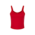 Miniatyrbild 1 av 3: Bella + Canvas Damtanktopp i Micro-Rib med Spaghettiband Solid Red 4 UK - 6 UK
