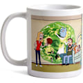 Miniatyrbild 2 av 5: Rick And Morty Portal Mug En Storlek Vit/Grön White/Green One Size