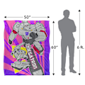 Miniatyrbild 5 av 6: Transformers Megatron Filt En Storlek Vit White One Size