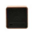 Miniatyrbild 3 av 4: Interval Träväckarklocka med Bluetooth-högtalare - Vit One Colour One Size