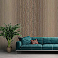 Miniatyrbild 2 av 2: Belgravia Trälameller Vinyltapet One Size Valnöt Brun Walnut Brown One Size