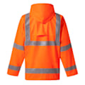 Miniatyrbild 2 av 5: Yoko Unisex Adult Flex U-Dry Hi-Vis Jacka XL Orange Orange XL