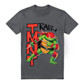 Miniatyrbild 1 av 5: Teenage Mutant Ninja Turtles Herr Mutant Mayhem Raphael T-Shirt Charcoal XXL