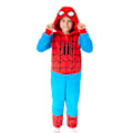 Miniatyrbild 3 av 3: Spider-Man Jumpsuit för Barn/Barn 5-6 År Blå/Röd Blue/Red 5-6 Years