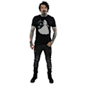 Miniatyrbild 4 av 5: Disney Princess Mens Belle Christmas Silhouette T-Shirt 3XL Svart Black 3XL