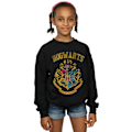 Miniatyrbild 2 av 2: Harry Potter Flickor Fylld Crest Varsity Sweatshirt 5-6 År Blå Black 5-6 Years