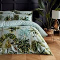Miniatyrbild 5 av 5: Paoletti Forsteriana Palm Tree Påslakan Set Enkelsäng Multifärgad Multicoloured Single