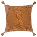 Miniatyrbild 1 av 3: Furn Kantha Stoppade Diamantkuddfodral Storlek Ginger Ginger One Size