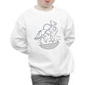 Miniatyrbild 3 av 5: Harry Potter Pojkar Buckbeak Linje Konst Sweatshirt 7-8 År Vit White 7-8 Years