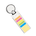 Miniatyrbild 2 av 2: MidOcean Idea Seed Fröpapper Vallmo Bokmärke One Size Vit/Mul White/Multicoloured One Size