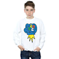 Miniatyrbild 2 av 3: Disney Boys Donald Duck Pop Fist Sweatshirt 5-6 år Vit White 5-6 Years