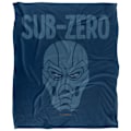 Miniatyrbild 1 av 6: Mortal Kombat Huvud Sub-Zero Filt One Size Flerfärgad Multicoloured One Size