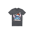 Miniatyrbild 1 av 4: Lilo & Stitch Herr A Stitchmas Jul T-shirt L Gråmelerad Charcoal L