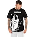 Miniatyrbild 3 av 6: Star Wars: The Mandalorian Herr Splattered Pyjamas Set L Svart/Vit Black/White/Grey L