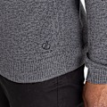 Miniatyrbild 3 av 6: Dare 2B Unite Us Stickad Halvzip Sweatshirt XL Charcoal G Charcoal Grey/Black XL