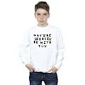Miniatyrbild 2 av 4: Star Wars Boys The Mandalorian Grogu May The Force Be With You White 3-4 Years
