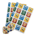 Miniatyrbild 1 av 4: Harry Potter Akvarell Presentpapper Ark One Size Flerfärgad Multicoloured One Size
