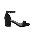 Miniatyrbild 2 av 3: Dorothy Perkins Dam/Damer Sammie Barely There Låg Block Klack Hee Natural Black 3 UK