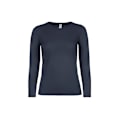 Miniatyrbild 1 av 3: B&C Dam/Damer #E150 Långärmad T-shirt L Marinblå Navy L