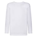 Miniatyrbild 1 av 2: Fruit Of The Loom Barnkläder Unisex Set In Sleeve Sweatshirt 3-4 White 3-4
