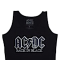 Miniatyrbild 2 av 2: AC/DC Dam/Kvinna Back In Black Väst Topp XXL Svart Black XXL