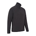 Miniatyrbild 5 av 6: Mountain Warehouse Herr Camber II Fleece Top (2-pack) XL Svart Black XL