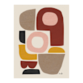 Miniatyrbild 1 av 2: Dan Hobday Walkin´ Canvas Print 50cm x 40cm Multicoloured Multicoloured 50cm x 40cm