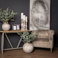 Miniatyrbild 3 av 4: Hill Interiors Tiber Stone Vas 36cm x 36cm x 36cm Sten Stone 36cm x 36cm x 36cm