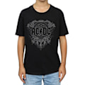 Miniatyrbild 1 av 6: AC/DC Pojkar Black Ice Bomulls T-shirt 7-8 År Svart Black 7-8 Years