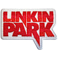 Miniatyrbild 1 av 2: Linkin Park Vävd Logotyp Stryk-På-Lapp En Storlek Vit/Röd White/Red One Size