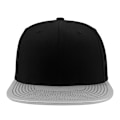 Miniatyrbild 5 av 6: Flexfit Metallic Visor Snapback Cap (2-pack) One Size Silver Silver One Size