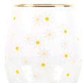 Miniatyrbild 3 av 3: Something Different Spring Time Daisy Fotprydnad Vinglas En Storlek White/Yellow One Size