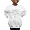 Miniatyrbild 3 av 5: Harry Potter T-shirt med linjeteckning av thestral för flickor, 5-6 år, vit White 5-6 Years