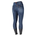 Miniatyrbild 2 av 6: Aubrion Girls Putney Denim Breeches 9-10 år Mörkblå Dark Blue 9-10 Years
