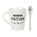 Miniatyrbild 4 av 5: Something Different Morning Potion Keramisk Mugg Set En Storlek Whi White/Black One Size